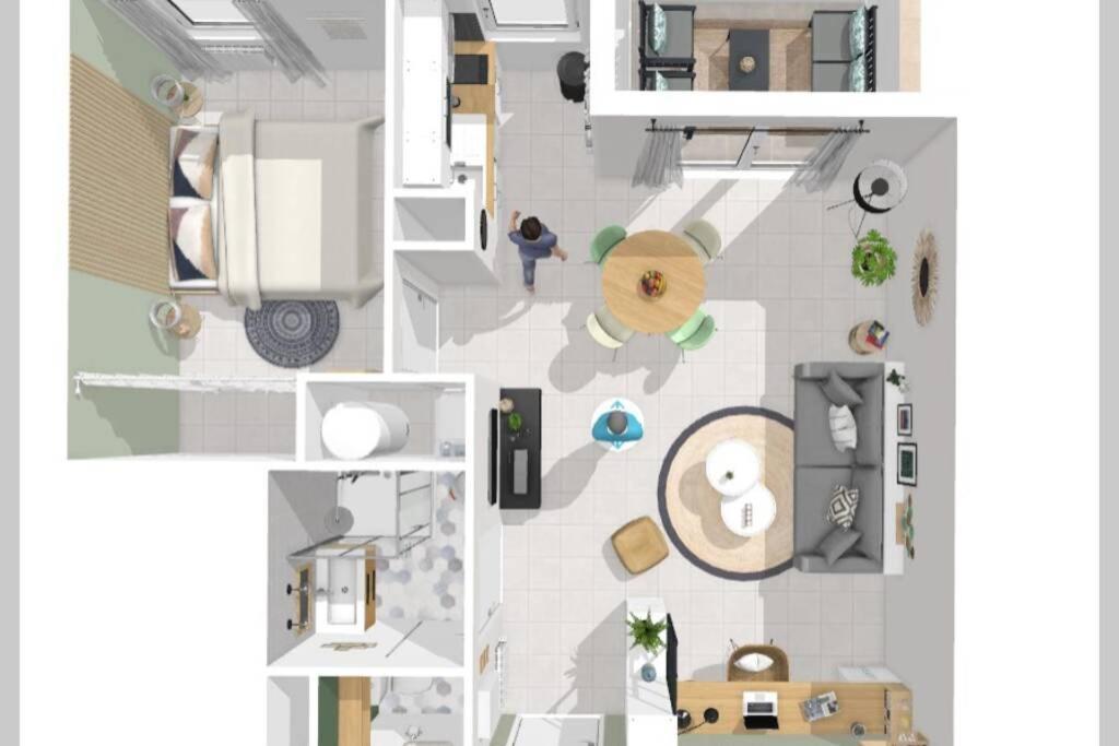 " Cote Parc " Cite De L'Espace - Balcon - Piscine Toulouse Ngoại thất bức ảnh