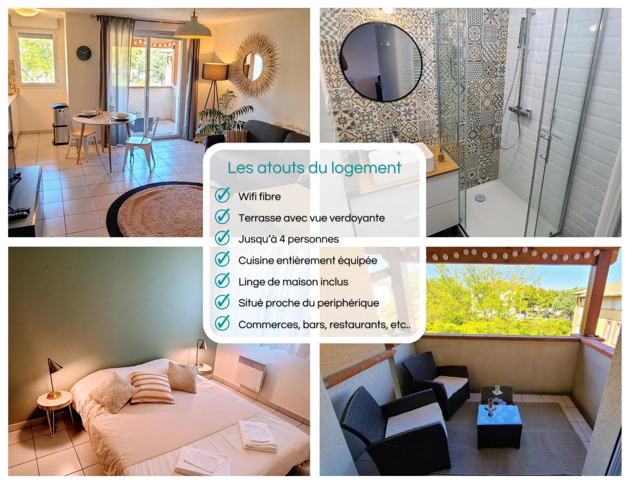 " Cote Parc " Cite De L'Espace - Balcon - Piscine Toulouse Ngoại thất bức ảnh