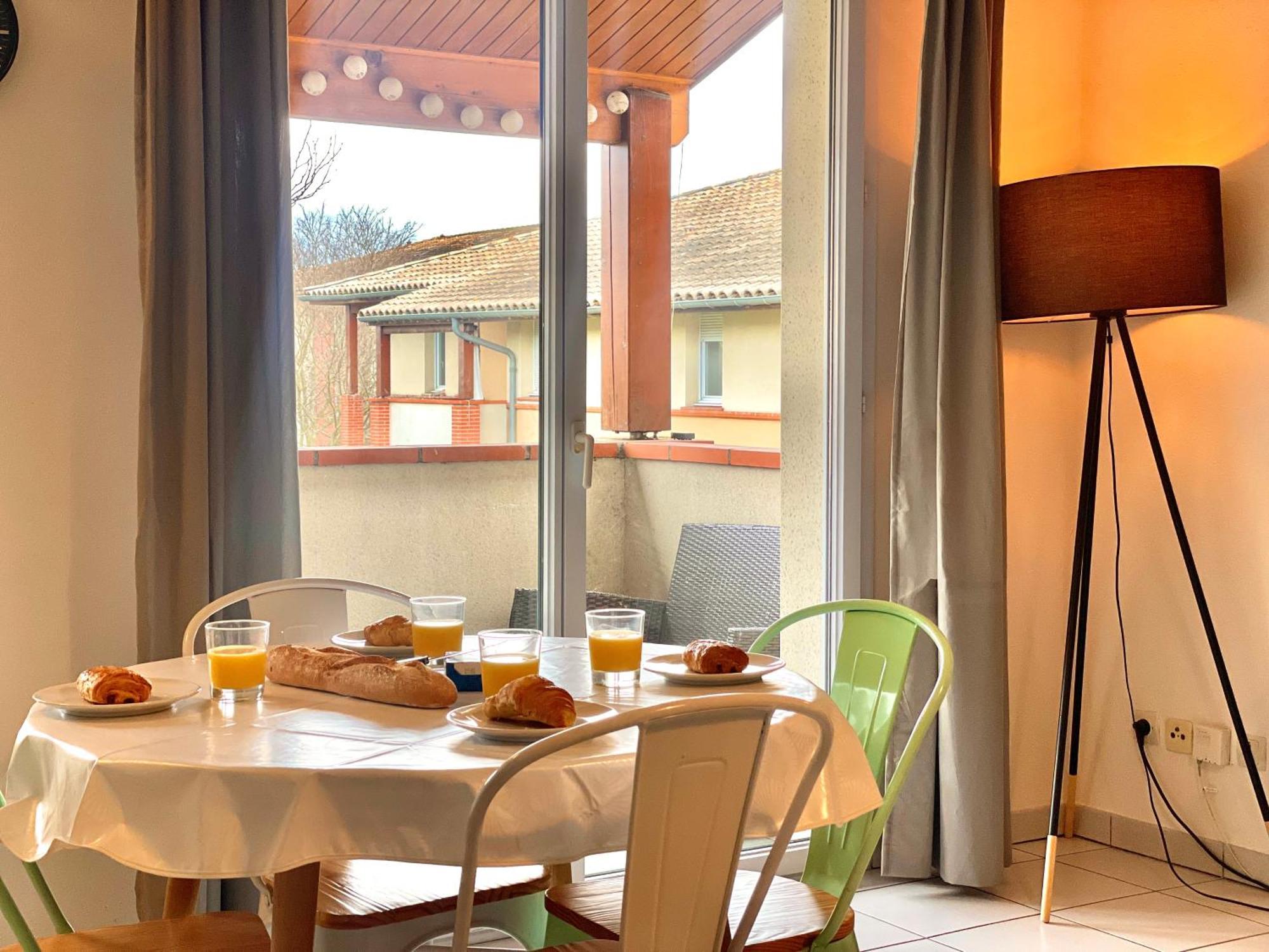 " Cote Parc " Cite De L'Espace - Balcon - Piscine Toulouse Ngoại thất bức ảnh